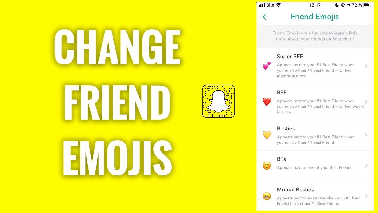 How To Change Snapchat Friend Emojis