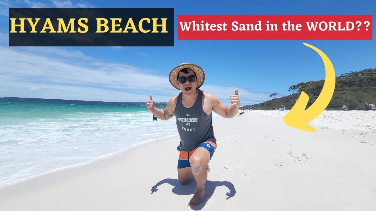 HYAMS BEACH in Australia -  the Whitest Sand in the WORLD??