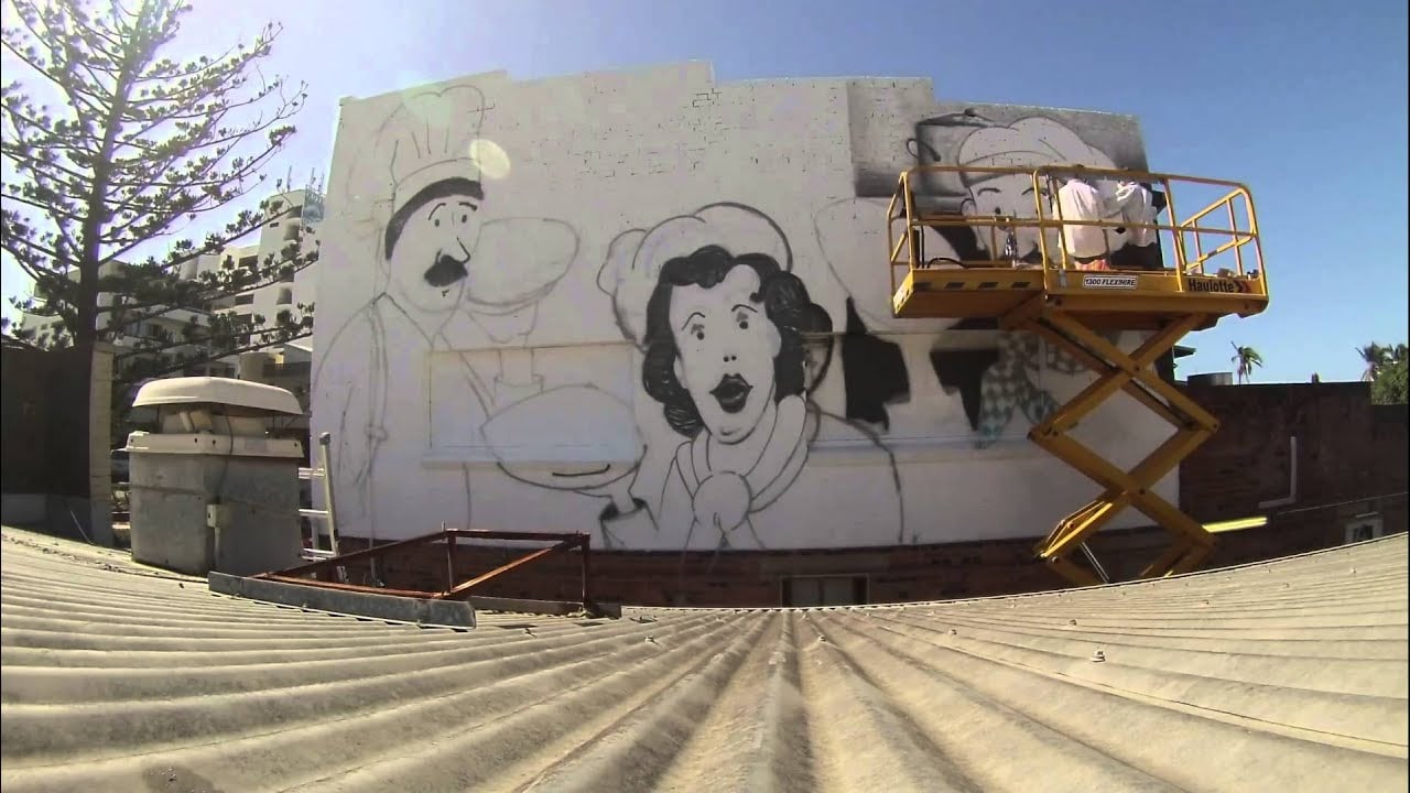 Pie Alley Mural Time-lapse