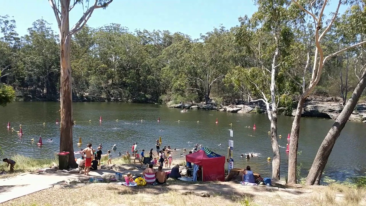 Swimming at Lake Parramatta