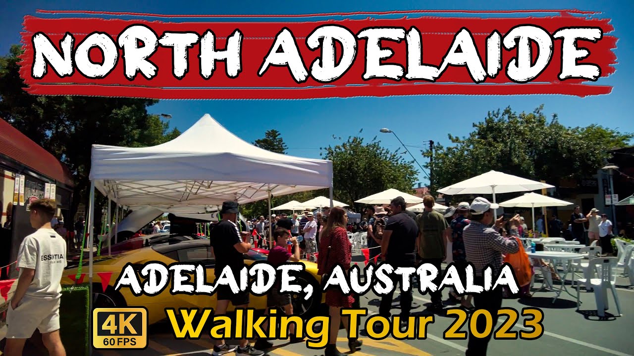 North Adelaide, South Australia Walking Tour [4k-60fps] | O