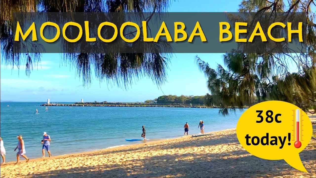 MOOLOOLABA BEACH I Sunshine Coast, South East Queensland, Australia, Travel Vlog 110, 2022