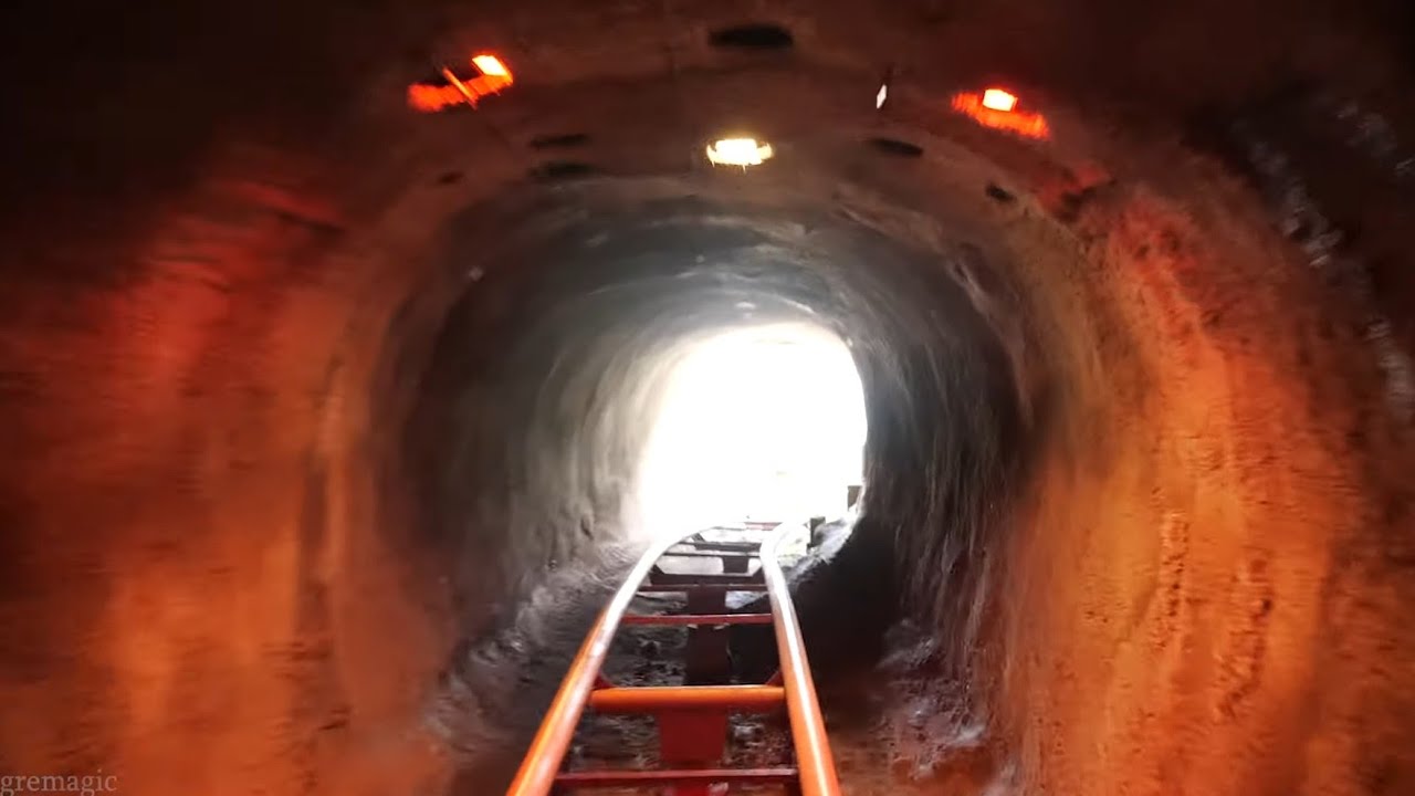Gold Rush - Mine Train Roller Coaster Ride at Rainbow