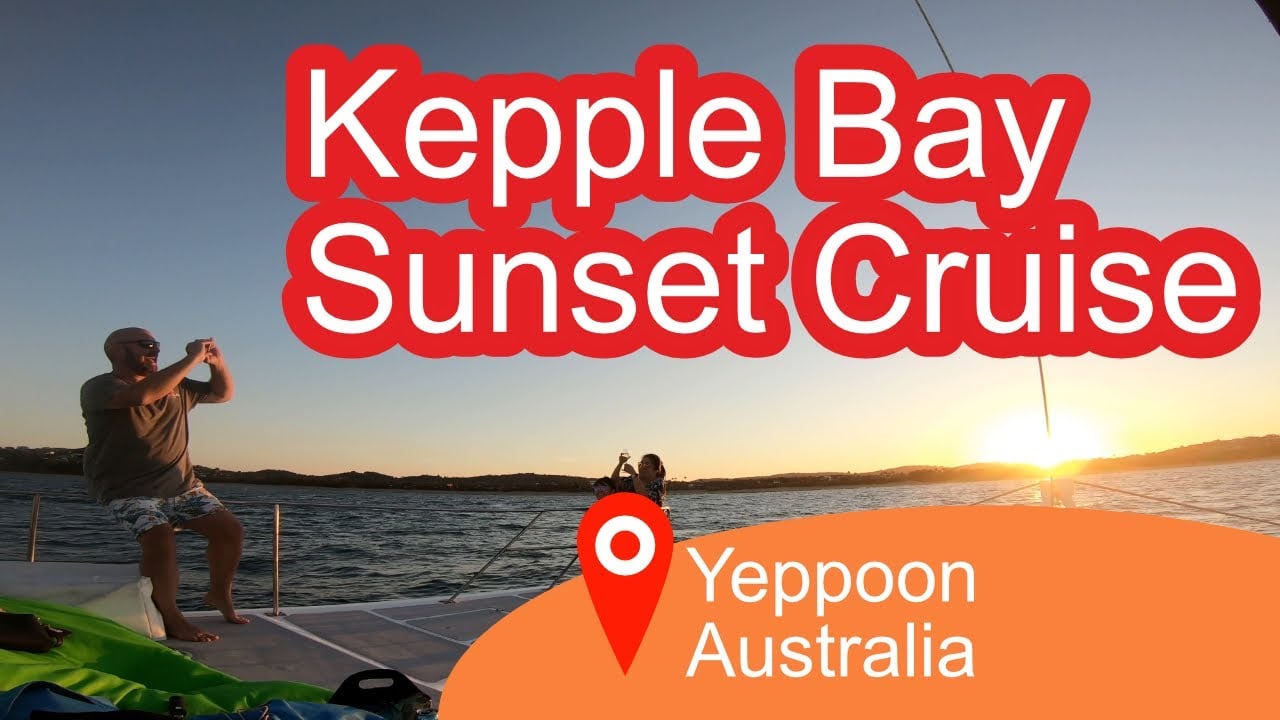 Kepple Bay Sunset Cruise, Yeppoon, Queensland, Australia 4K