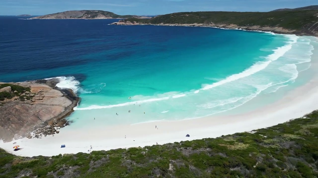 Hellfire bay Western Australia ! From above ! Stunning