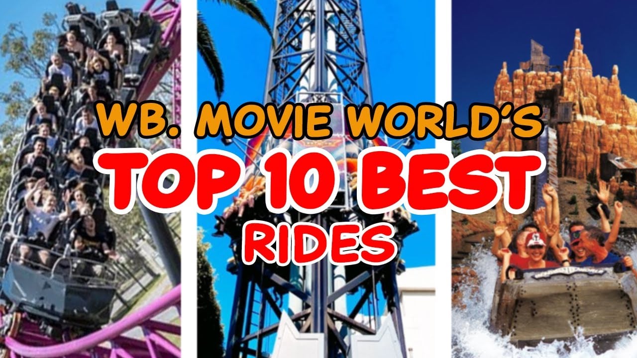 Top 10 rides at Warner Bros. Movie World - Gold Coast, Australia | 2022