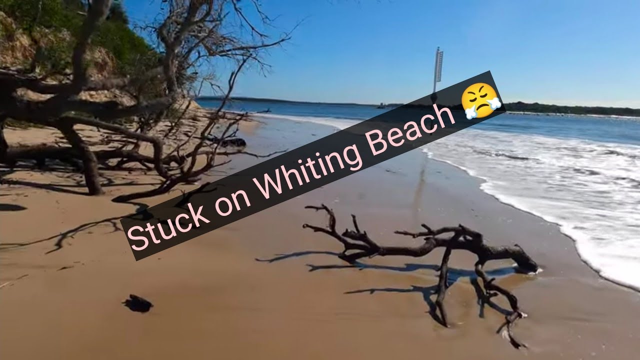 Stuck on Whiting Beach, Yamba, Australia