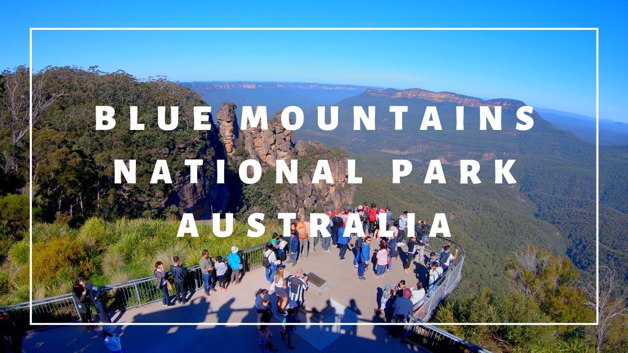 Blue Mountains National Park Scenic Trail To Three Sisters Walk | Katoomba Australia  🦘