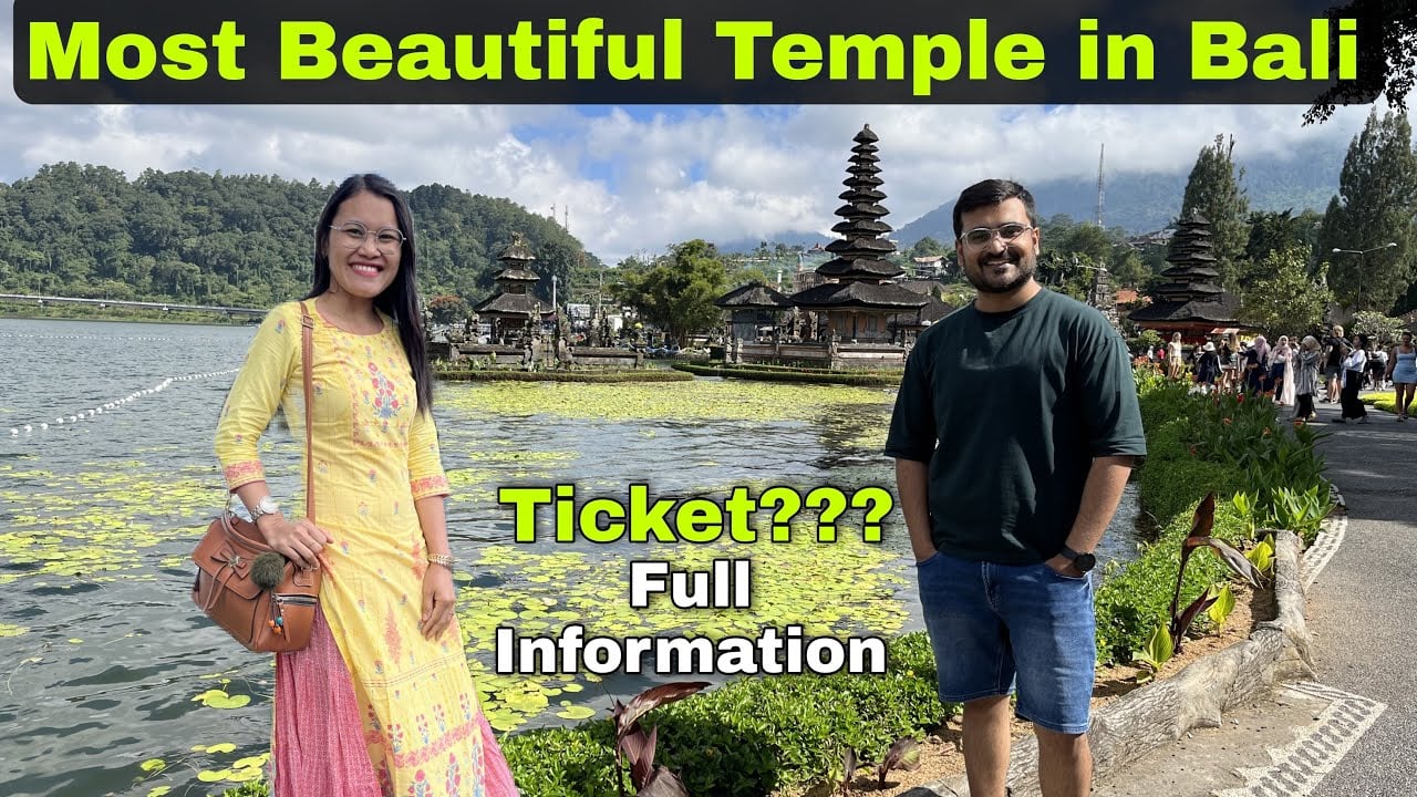Most Beautiful Temple in BALI | Pura Ulun Danu Beratan