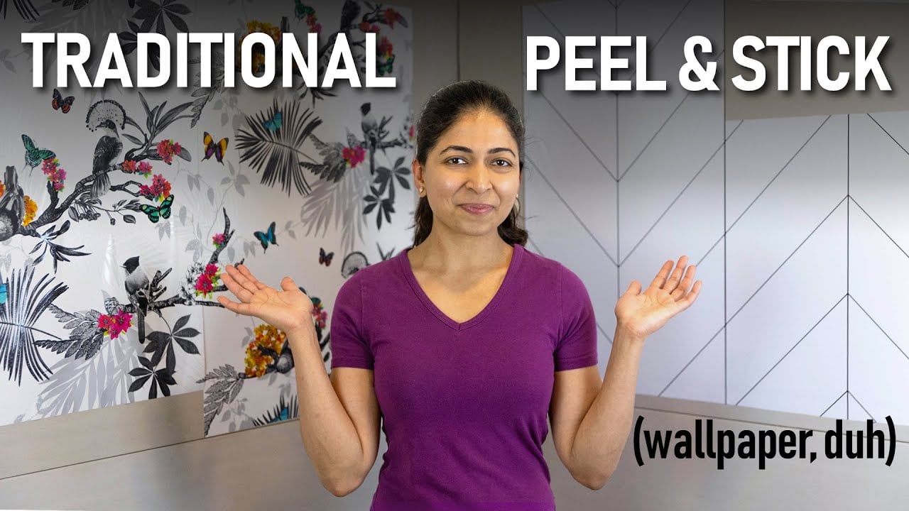 Traditional vs Peel and Stick wallpaper | Everything you need to know!