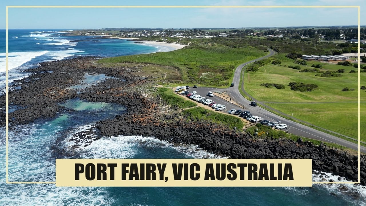 4K DRONE - PORT FAIRY, VICTORIA AUSTRALIA