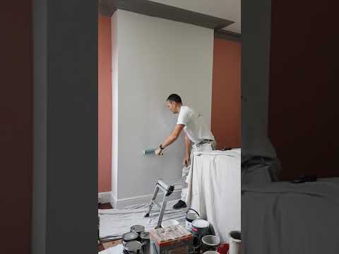 How to Wallpaper a chimney breast