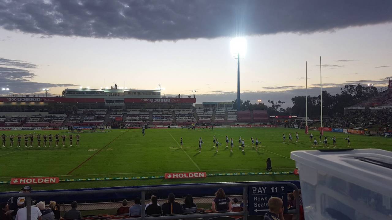 Pre cheerleading clip (cowboys vs warriors 20th of aug 2016)
