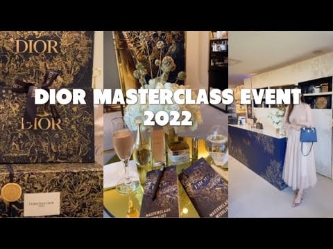 Dior Masterclass Event 2022 Holiday Edition | Sydney David Jones Vlog