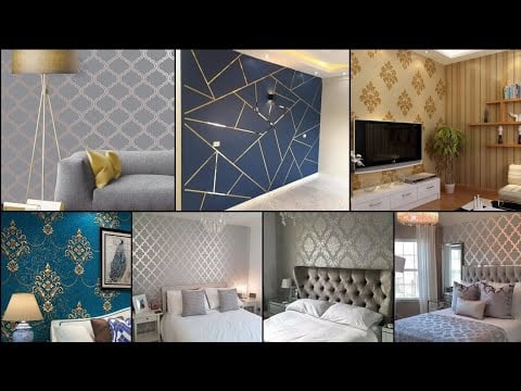 latest living room wallpaper in Budget 2023 - wallpaper design