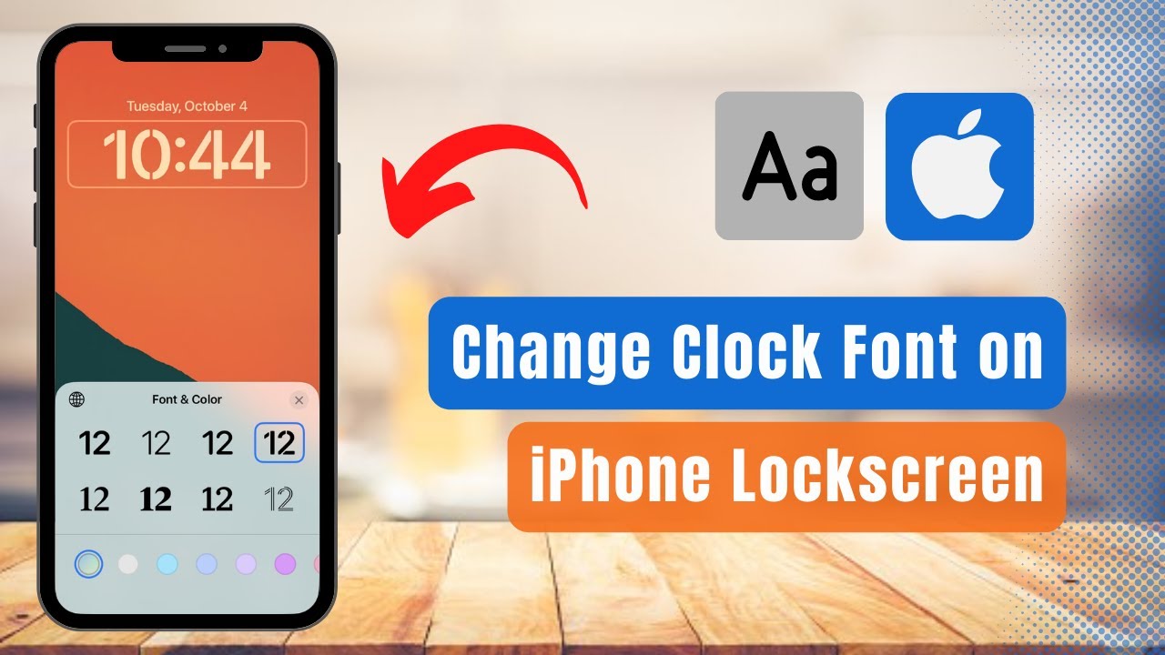 How to Change Clock Font on iPhone Lock Screen