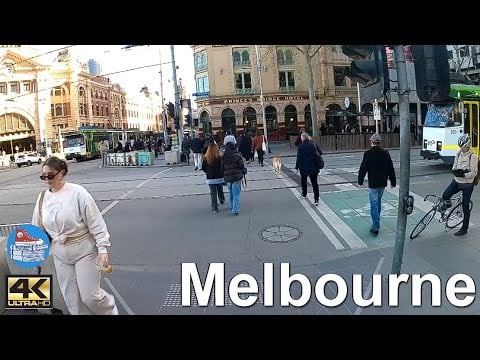 🇦🇺 MELBOURNE | Flinders Street - One Minute Tour
