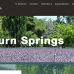 Hepburn Springs travel destination banner.