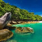 Tropical Nudey Beach, Fitzroy Island, Queensland, Australia