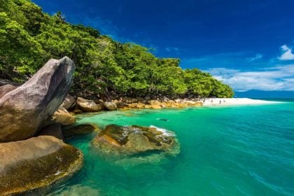 Tropical Nudey Beach, Fitzroy Island, Queensland, Australia