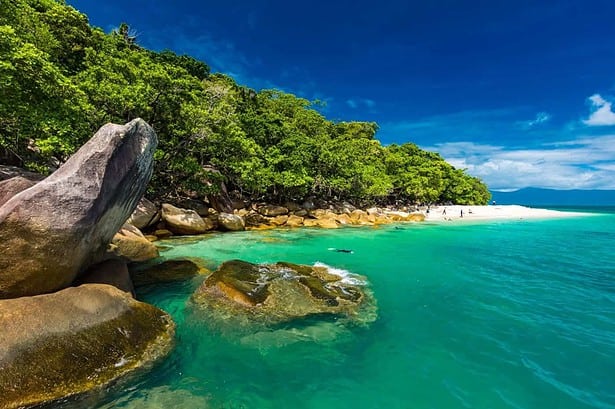 Tropical Nudey Beach, Fitzroy Island, Queensland, Australia