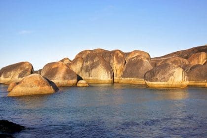 Elephant rock in william bay national park