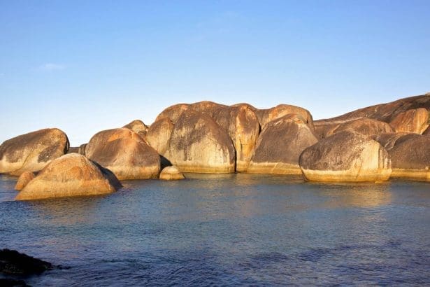 Elephant rock in william bay national park
