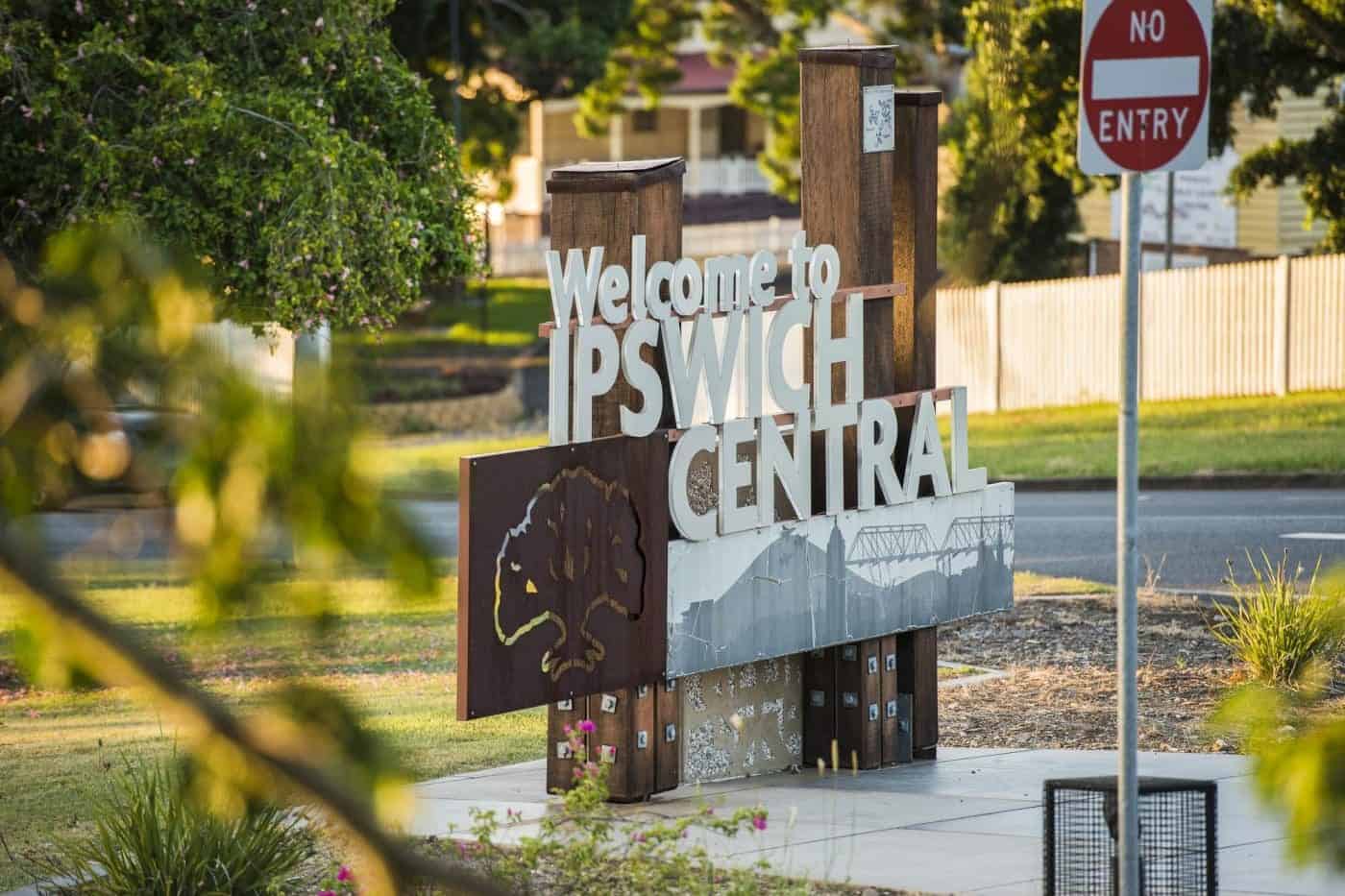 Scenic entrance to Ipswich Central, Queensland.