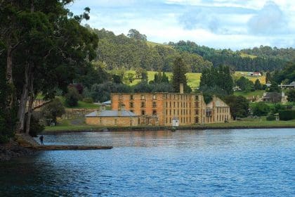 Scenic view of Port Arthur historic site in Hobart, Tasmania.