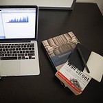 books business charts coffee