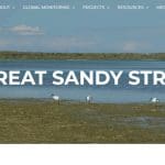 Scenic view of Great Sandy Strait in Hervey Bay, Queensland.