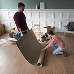 how to clean hybrid flooring